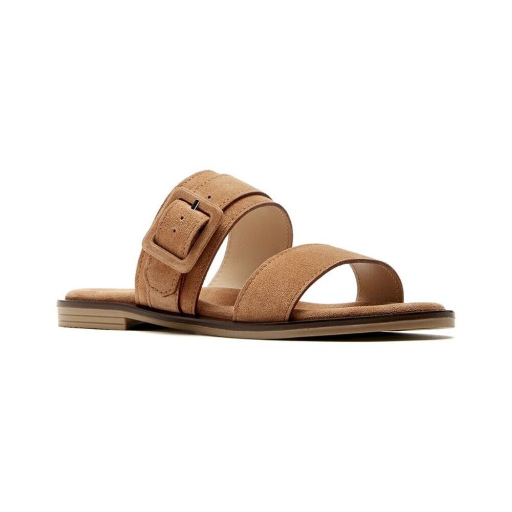 La Canadienne Fennix Suede Sandal, Red